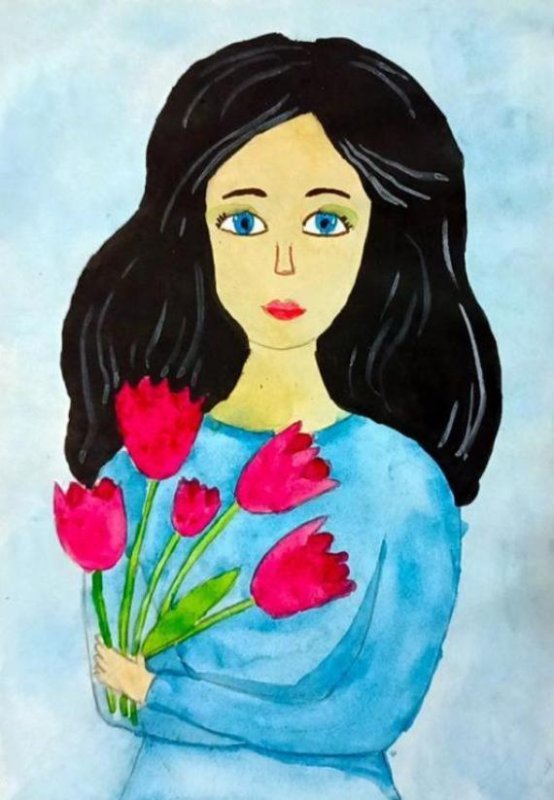 Красивые рисунки для мамы