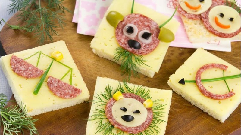 Красивые бутерброды для детей