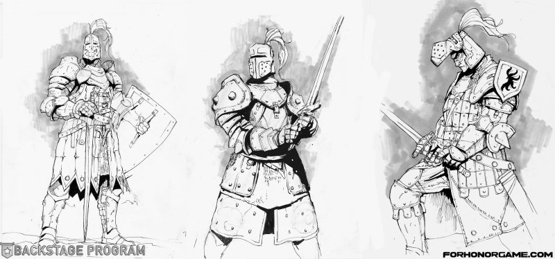 For Honor Варден арт