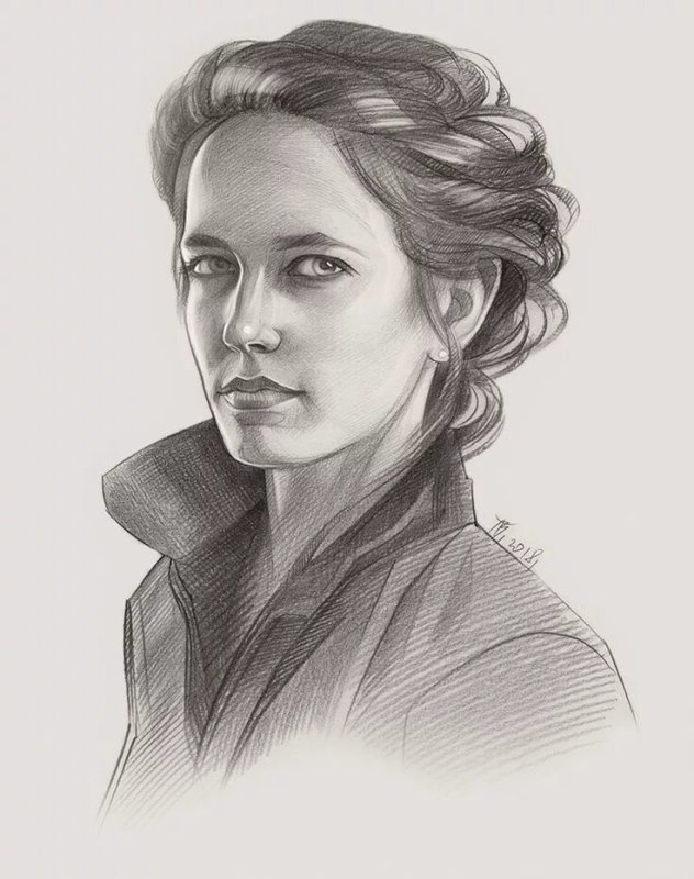 графика портрет