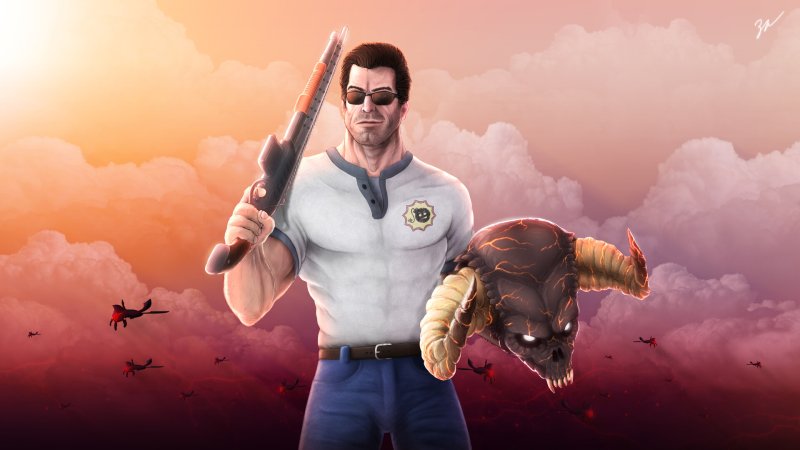 Сэм Стоун serious Sam