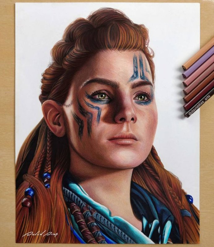 Элой Horizon Zero Dawn арт