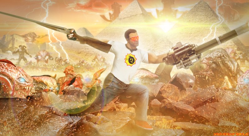 Сэм Стоун serious Sam