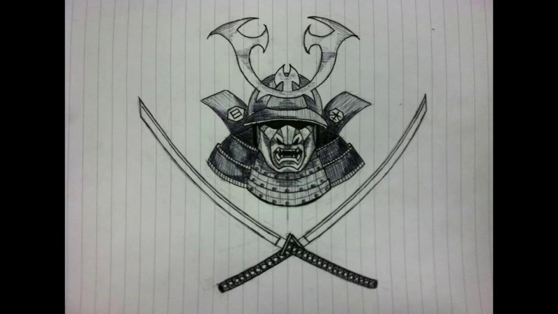 самурай карандашом