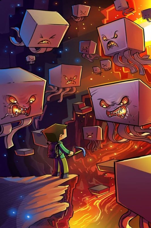 Minecraft арты
