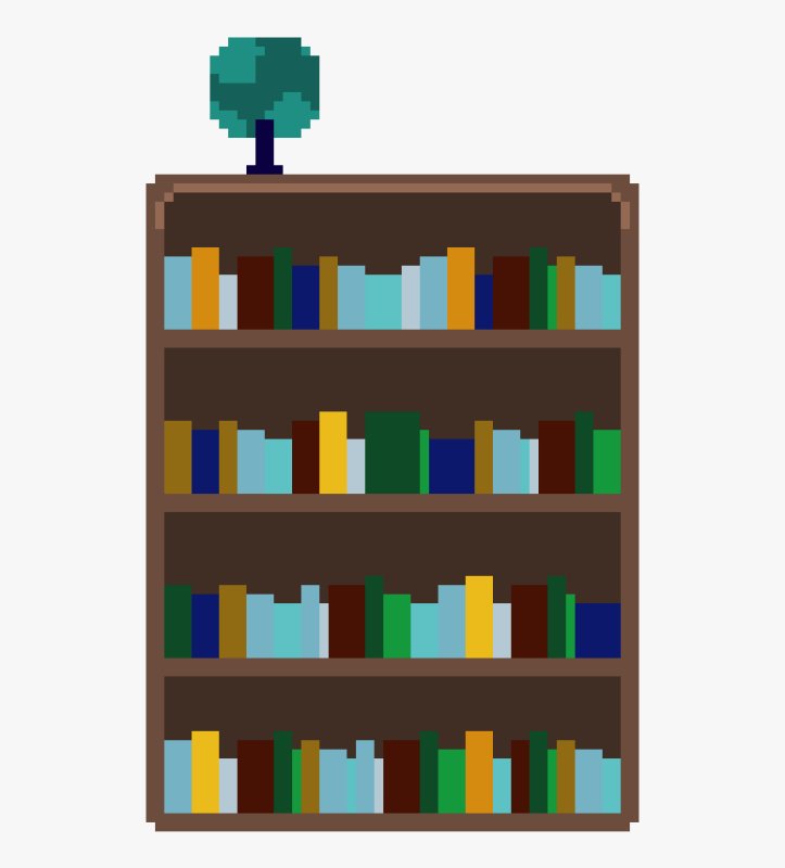 Книжные полки в МАЙНКРАФТЕ