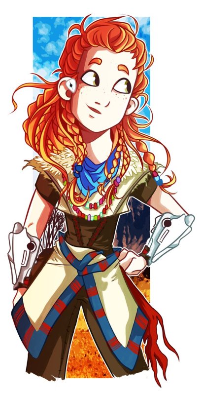 Элой Horizon Zero Dawn арт