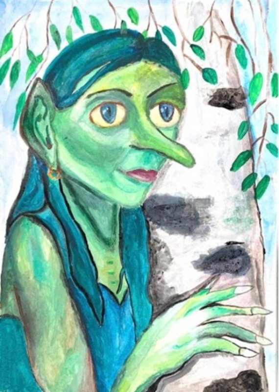 Кикимора Болотная рисунок а.к.Лядова