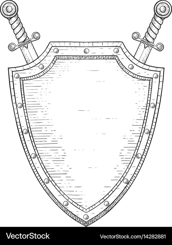 Щит рисунок