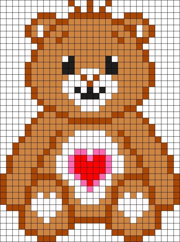 Рисование по клеточкам животных