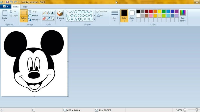Красивые рисунки в Paint