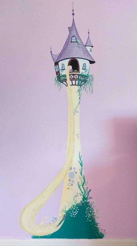 Башня Рапунцель рисунок