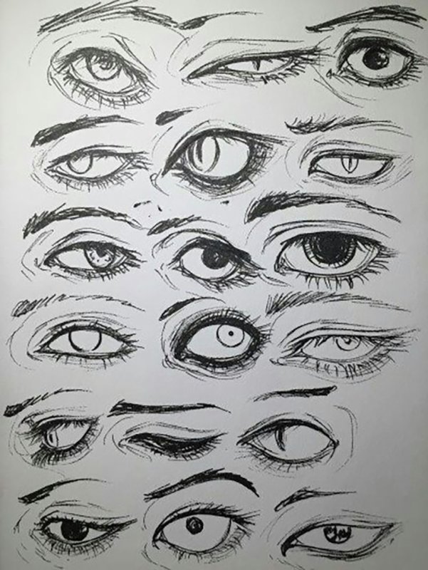 Глаза рисунок