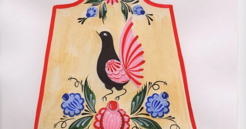 Доски роспись Городец Городецкая