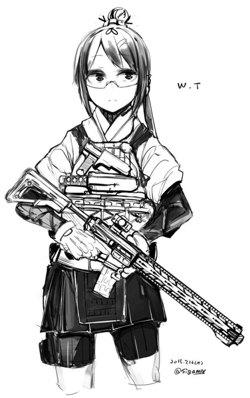 Anime девушки с оружием
