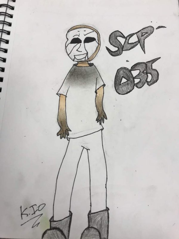 SCP 049 рисунок карандашом