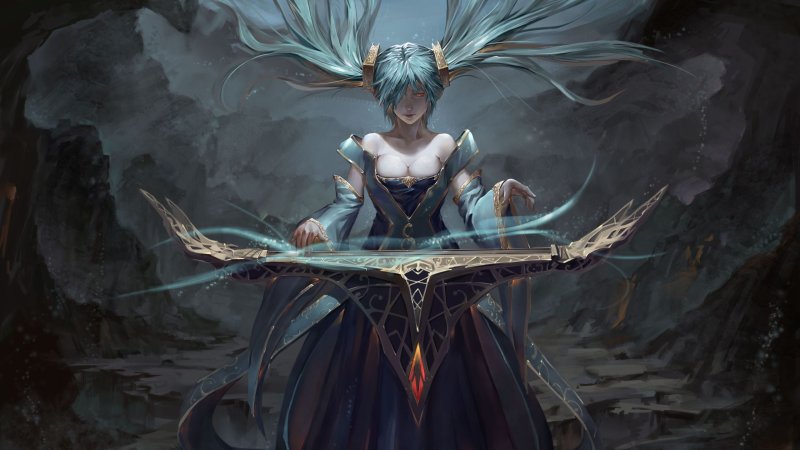 League Legends Сона арт