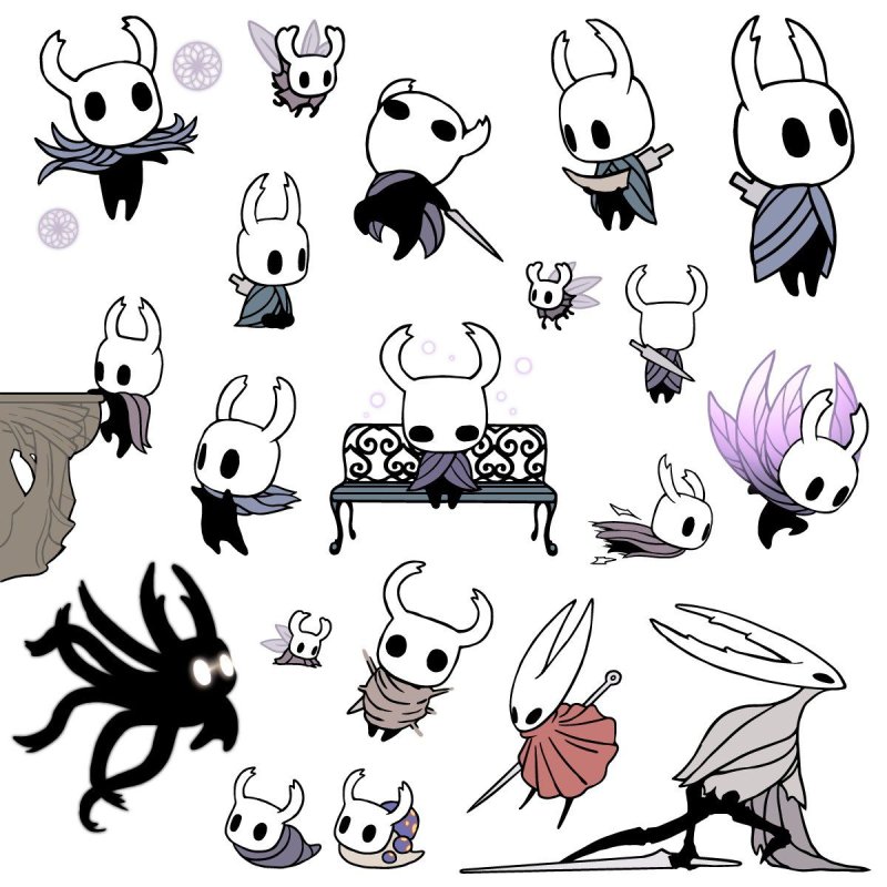 Полый рыцарь Hollow Knight персонажи