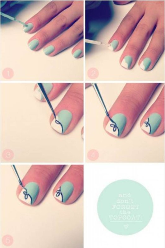 Идеии не сложного маникюра