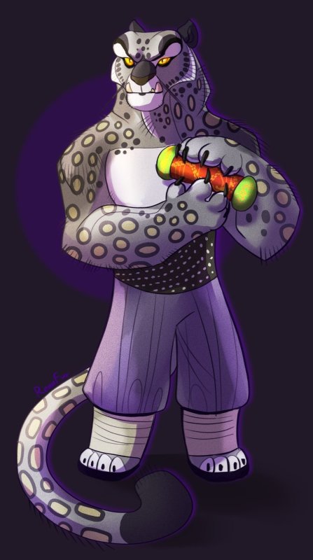 Тай Лунг с ятаганом