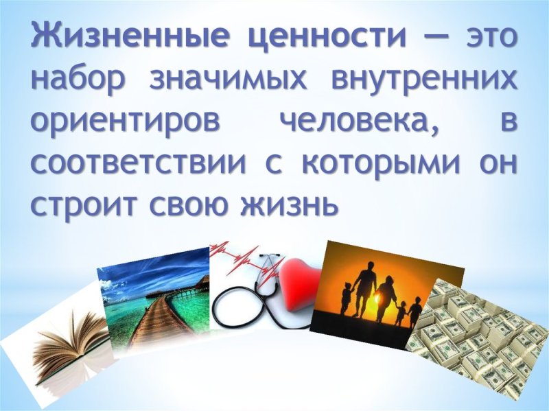 Жизненные ценности презентация