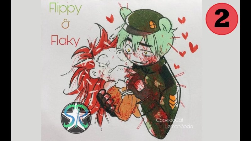 Happy Tree friends Флиппи и Натти