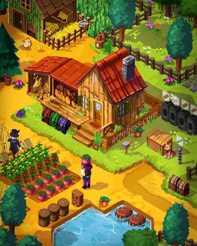 Дом Клинта Stardew