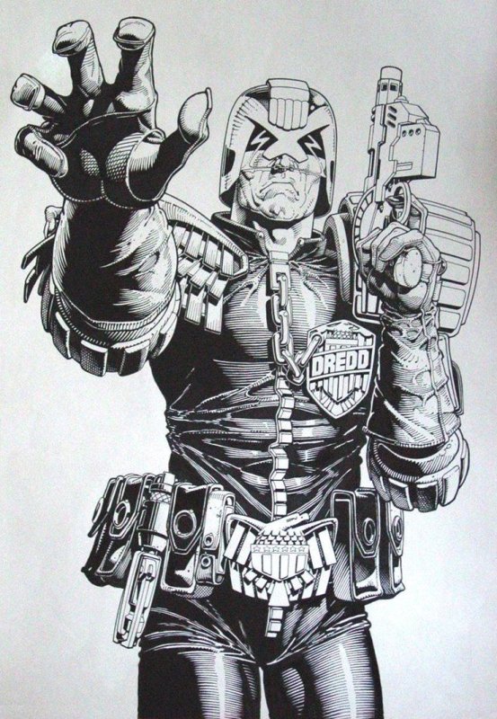 Judge Dredd Art