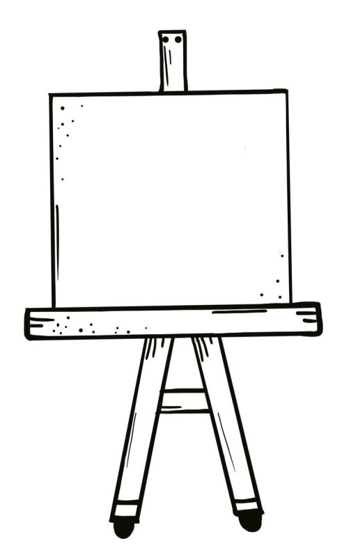 Мольберт мультяшный