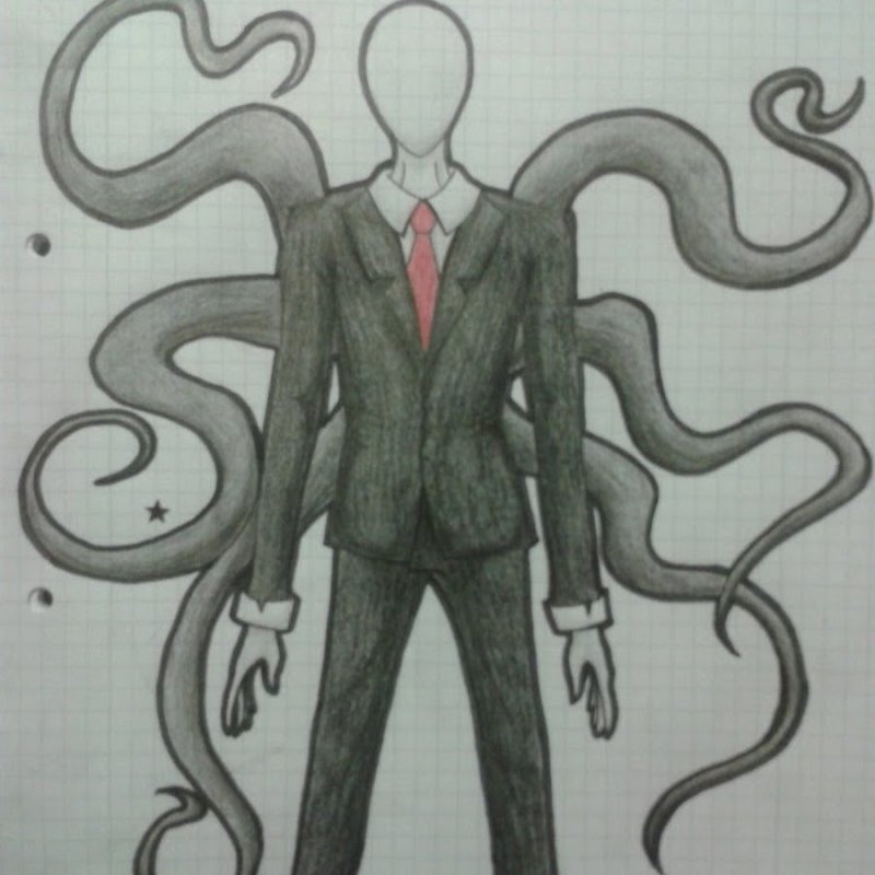 Крипипаста Слендермен в полный рост