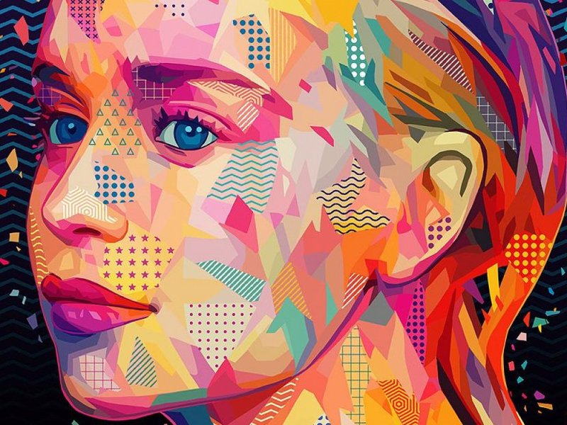 Поп арт стиль рисования