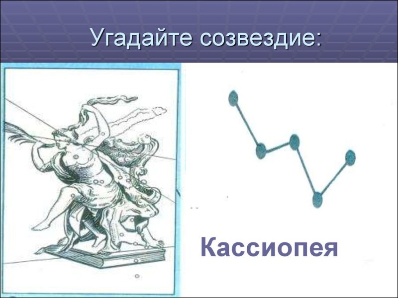 Созвездие Кассиопея для детей