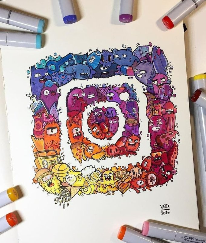 Скетчи Doodle Vexx