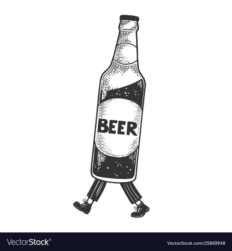 Бутылка плакат