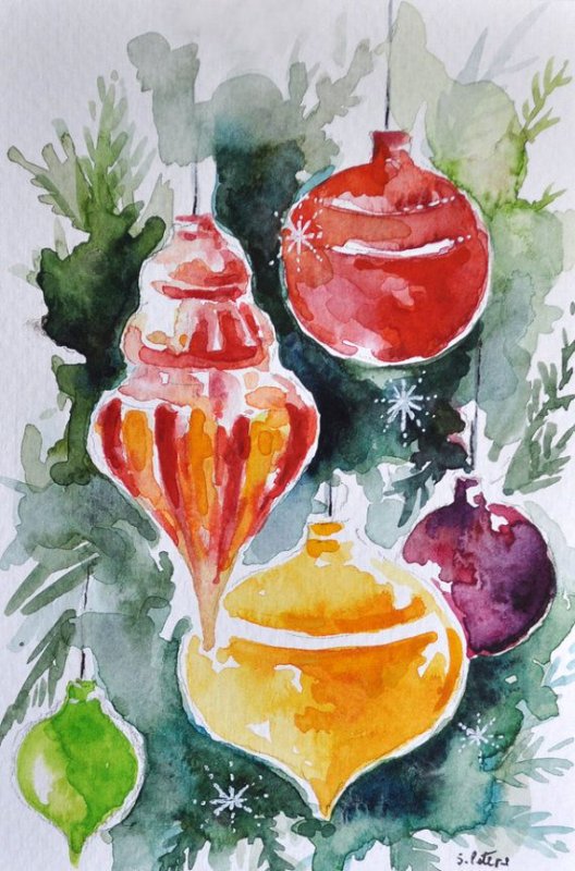 Рисунки гуашью