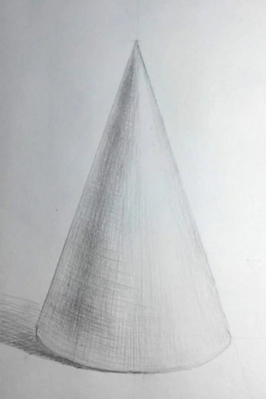 Рисование конуса