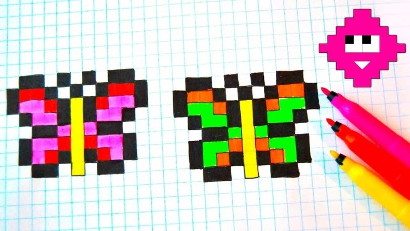 Рисование по клеточкам маленькие и легкие