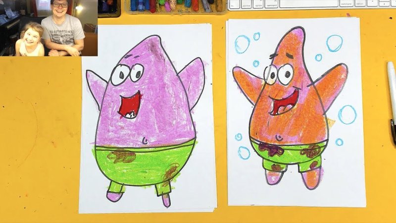 губка боб и патрик рисунок