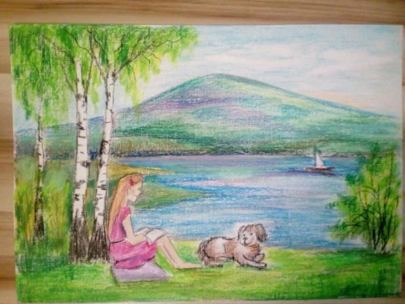Рисование природа родного края