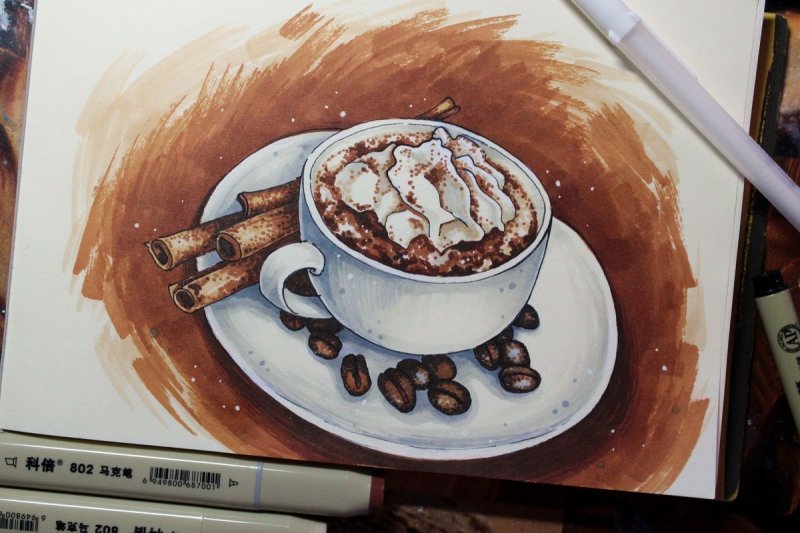 Кофе рисунок