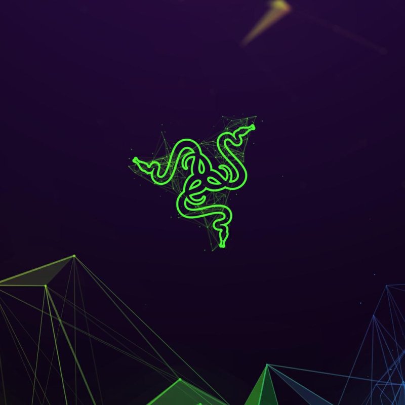 Razer обои фиолетовые