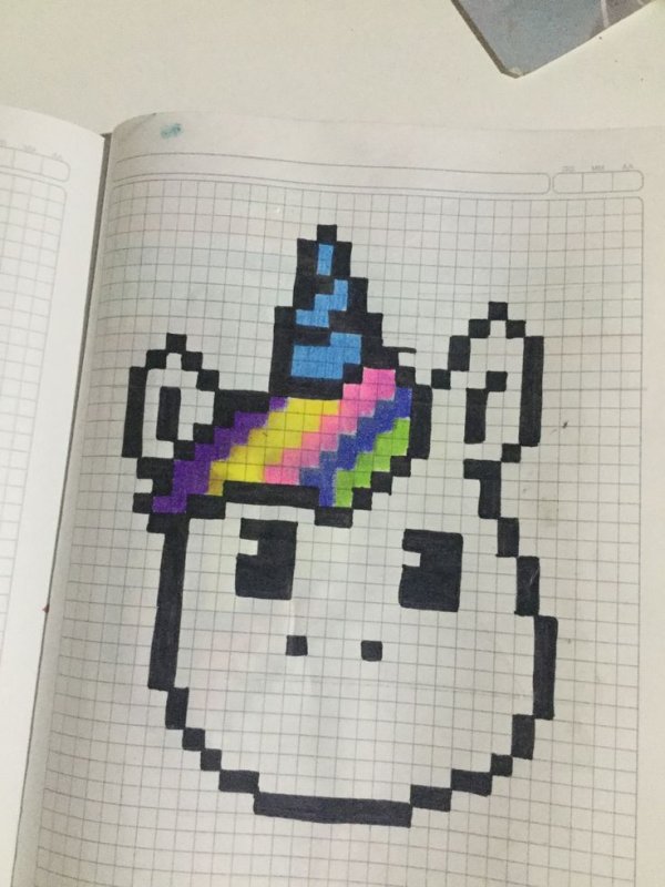 рисунка по клеточкам