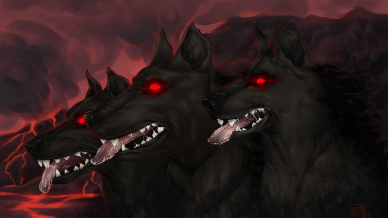 Zero Blackfire волк демон