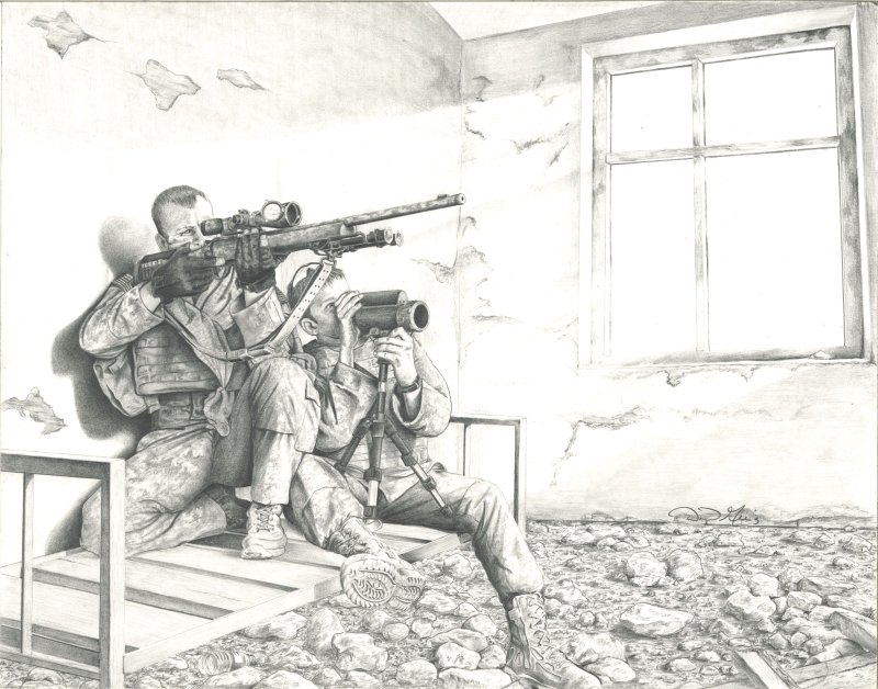 Военные рисунки