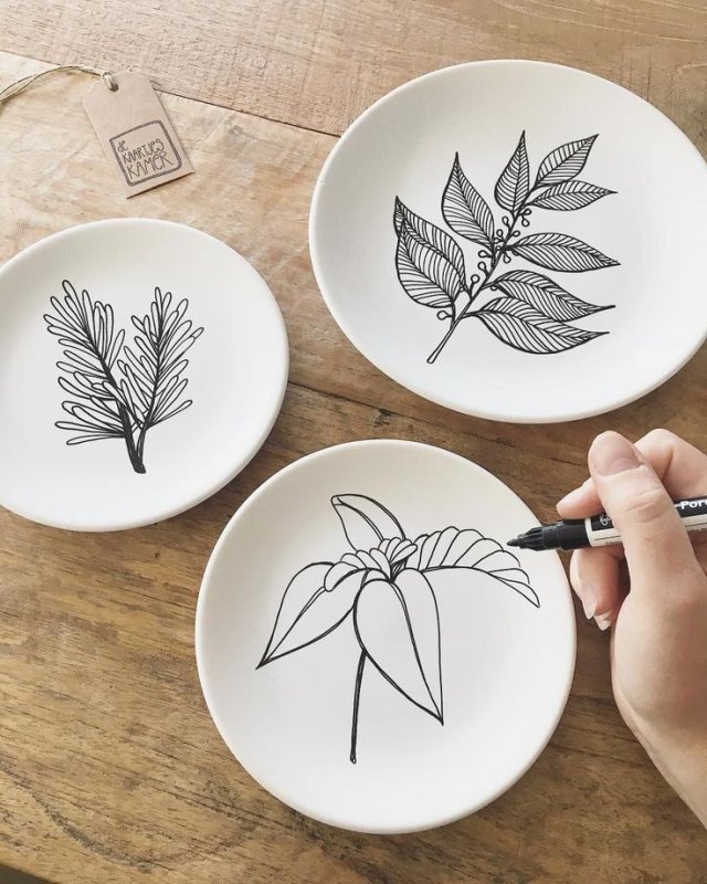 Роспись тарелок