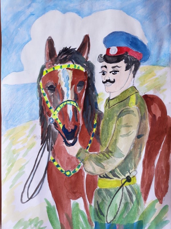 казак донского казачества рисунок