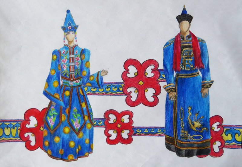 Бурятский костюм