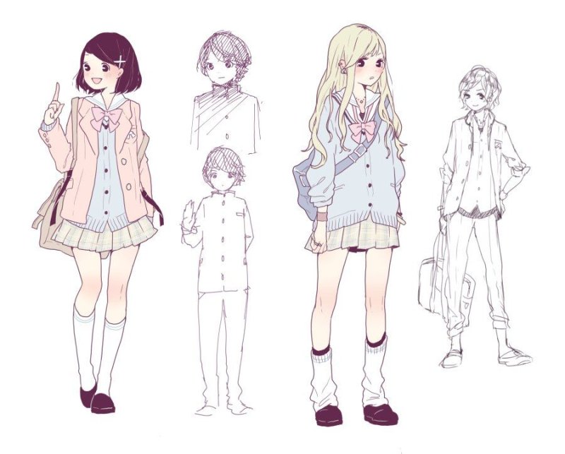 Эскизы повседневной одежды