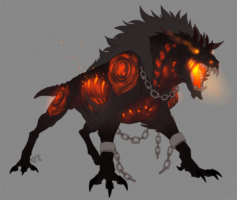 Адская гончая (Hellhound) ДНД