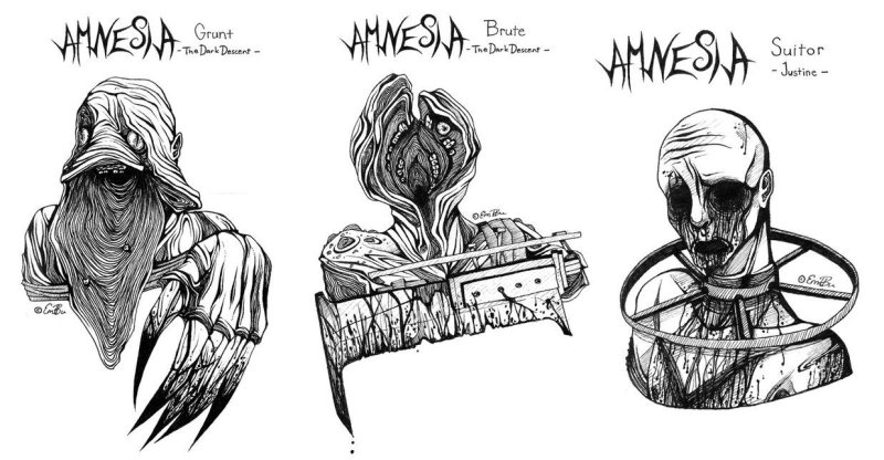 Amnesia the Dark Descent Justine монстры